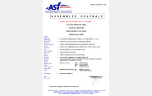 Assemblée Générale de l'ASF