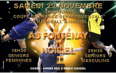COUPE DE FRANCE CE WEEK-END à NOISIEL 